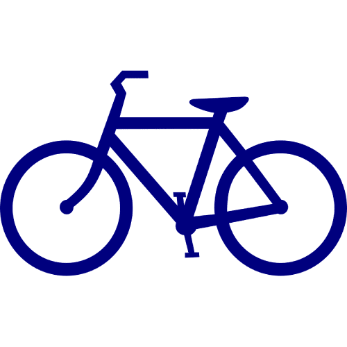 Desenho de uma bicicleta